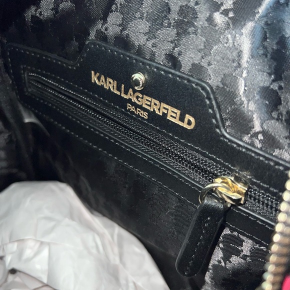 NEW KARL LAGERFELD BACKPACK SHOULDER BAG - Picture 5 of 9